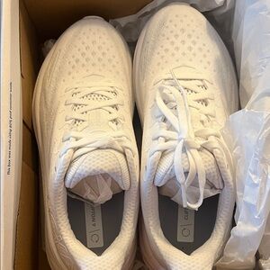 White Athletic Running Shoes